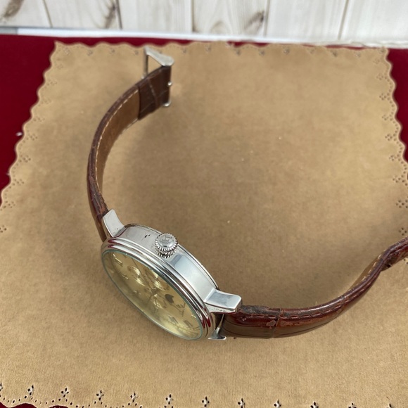 Lucien Piccard Chronograph Stainless Steel Moon Phase Watch - Picture 3 of 10